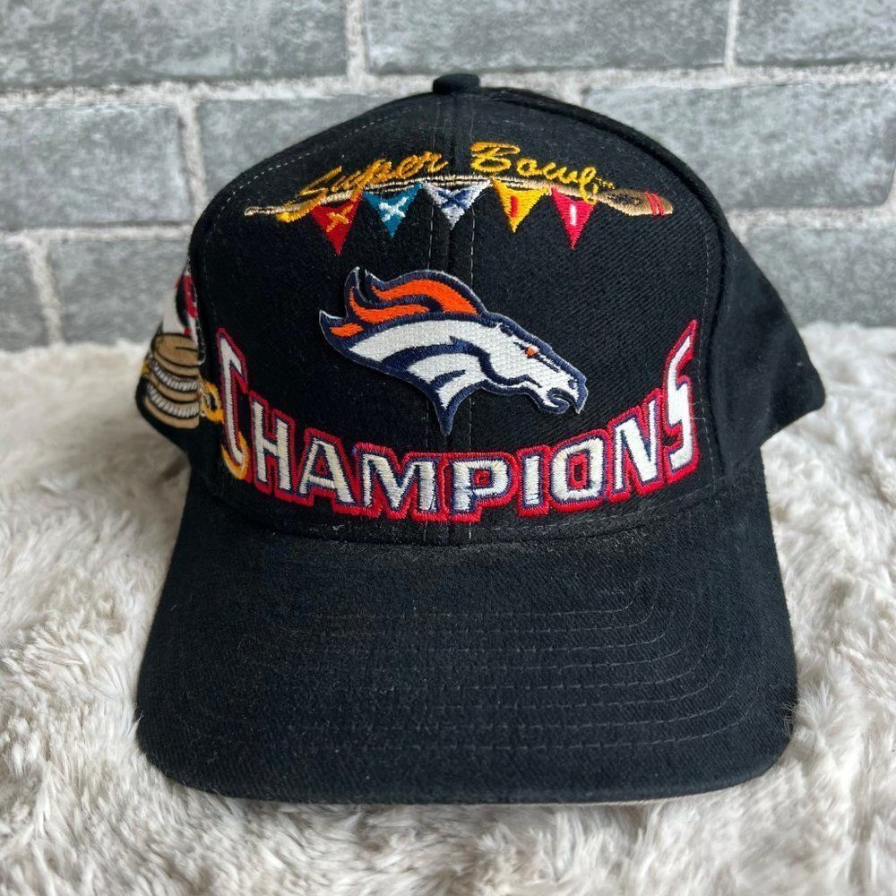 Vintage Logo Athletics NFL Denver Broncos Superbowl XXXII Champions Hat